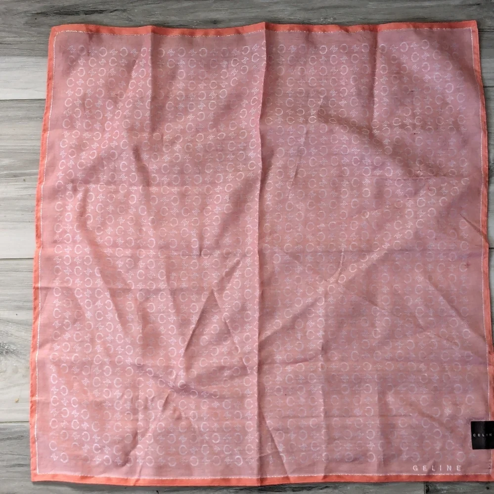 Celine Vintage Handkerchief Woven Fabric